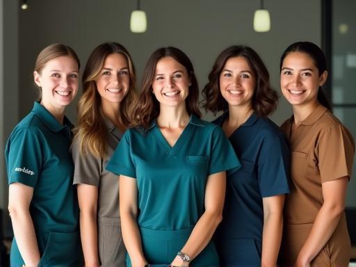 Image of Gulf Pure Cleaning Services team members smiling